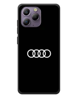 Чохол для Blackview A96 з картинкою «Audi White Logo»