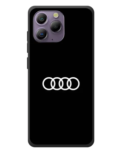 Чохол для Blackview A96 з картинкою «Audi White Logo»