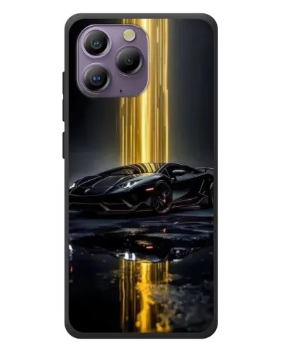 Чехол для Blackview A96 с картинкой «Ночной Lamborghini драйв»