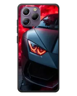 Чохол для Blackview A96 з картинкою «Lamborghini червоне сяйво»