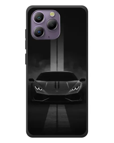 Чехол для Blackview A96 с картинкой «Lamborghini симметрия дорог»
