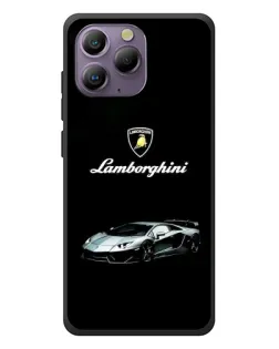 Чехол для Blackview A96 с картинкой «Логотип Lamborghini классика»