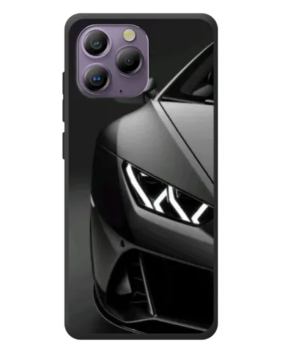 Чехол для Blackview A96 с картинкой «Lamborghini фары детализация»