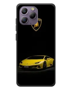 Чехол для Blackview A96 с картинкой «Lamborghini желтый акцент»