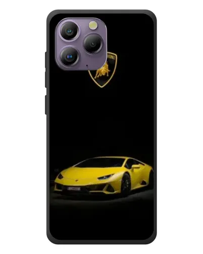 Чехол для Blackview A96 с картинкой «Lamborghini желтый акцент»