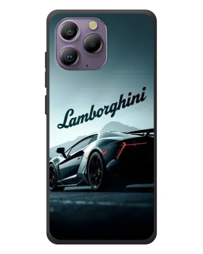Чехол для Blackview A96 с картинкой «Классическая надпись Lamborghini»
