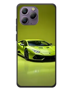Чехол для Blackview A96 с картинкой «Салатовый Lamborghini Huracan»