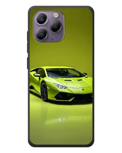 Чехол для Blackview A96 с картинкой «Салатовый Lamborghini Huracan»