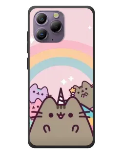 Чехол для Blackview A96 с картинкой «Единорог Pusheen»
