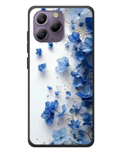Чохол для Blackview A96 з картинкою «Блакитний квітковий каскад»