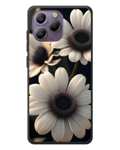 Чохол для Blackview A96 з картинкою «Білі маргаритки макро»