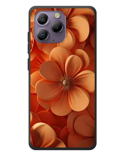 Чохол для Blackview A96 з картинкою «Помаранчева макро квітка»