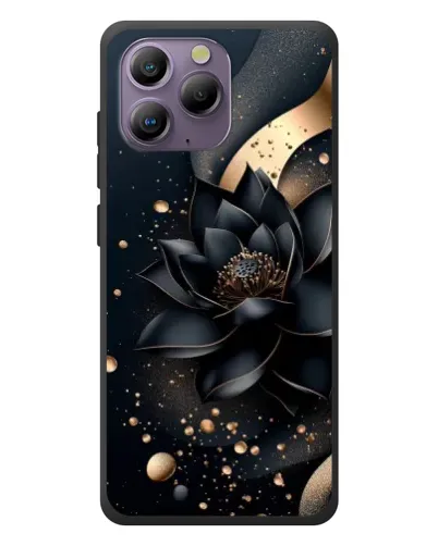 Чохол для Blackview A96 з картинкою «Чорний лотос»