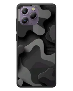 Чохол для Blackview A96 з картинкою «Темний абстрактний камуфляж»