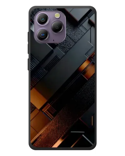 Чохол для Blackview A96 з картинкою «Чорні геометричні блоки» Чохол для Blackview A96 з картинкою «Чорні геометричні блоки»