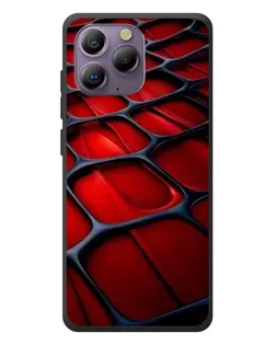 Чохол для Blackview A96 з картинкою «Червона глянцева сітка»