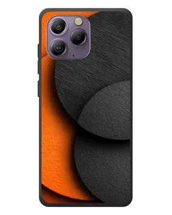 Чохол для Blackview A96 з картинкою «Геометрія помаранчевих кіл»