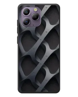 Чохол для Blackview A96 з картинкою «Об'ємне сіре плетіння»
