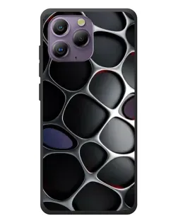 Чохол для Blackview A96 з картинкою «Об'ємна темна решітка»