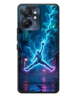 Чехол для Blackview Color 8 с картинкой «Jordan Gold Jumpman»