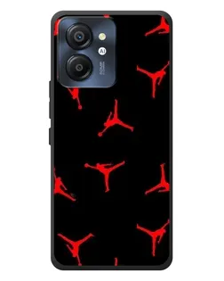 Чехол для Blackview Color 8 с картинкой «Jordan Red Pattern»