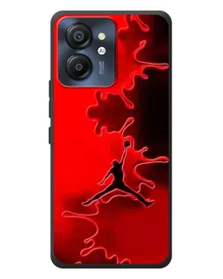 Чехол для Blackview Color 8 с картинкой «Jordan Red Smoke»