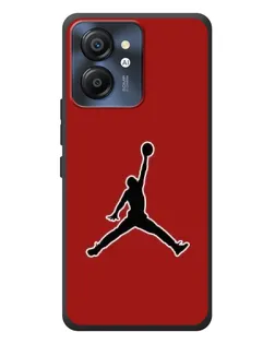 Чехол для Blackview Color 8 с картинкой «Jordan Red Back»