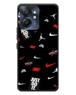 Чехол для Blackview Color 8 с картинкой «Nike Mix Pattern»