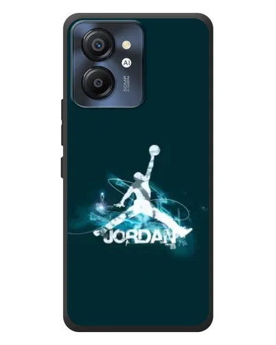 Чехол для Blackview Color 8 с картинкой «Jordan Blue Fire» Чехол для Blackview Color 8 с картинкой «Jordan Blue Fire»