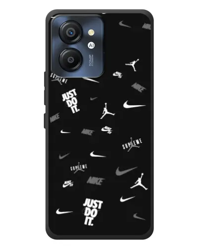 Чехол для Blackview Color 8 с картинкой «Nike Black Pattern» Чехол для Blackview Color 8 с картинкой «Nike Black Pattern»