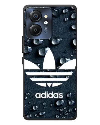 Чехол для Blackview Color 8 с картинкой «Adidas Trefoil Blue»