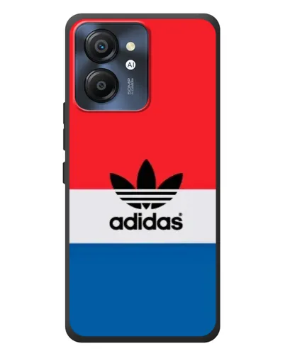Чехол для Blackview Color 8 с картинкой «Ретро блоки Adidas»