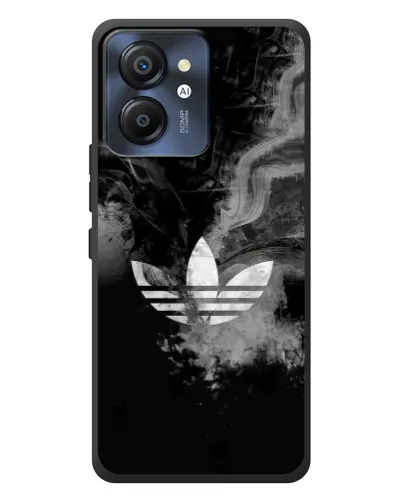 Чехол для Blackview Color 8 с картинкой «Абстрактный дым Adidas»