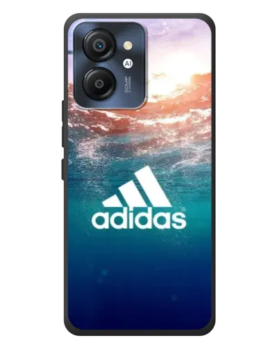 Чехол для Blackview Color 8 с картинкой «Океанская глубина адидас»