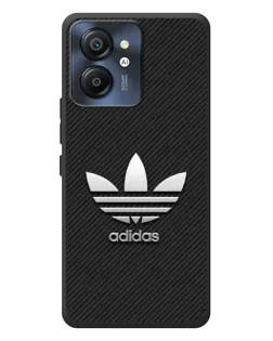 Чехол для Blackview Color 8 с картинкой «Adidas Карбоновая текстура»