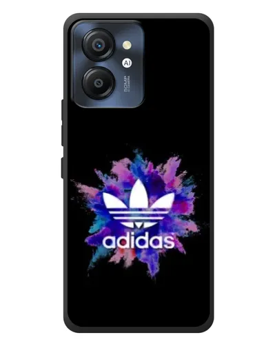 Чехол для Blackview Color 8 с картинкой «Взрыв красок Adidas»