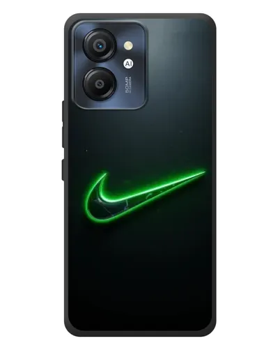 Чехол для Blackview Color 8 с картинкой «Неоновый контур Nike»