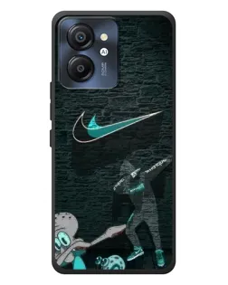 Чехол для Blackview Color 8 с картинкой «Спортивный арт Nike»