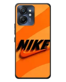 Чехол для Blackview Color 8 с картинкой «Оранжевый драйв Nike»