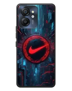 Чехол для Blackview Color 8 с картинкой «Техногенный стиль Nike»
