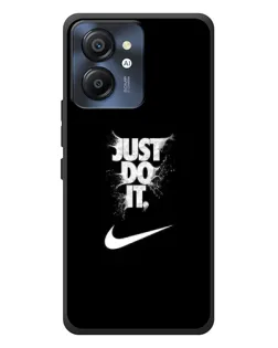 Чехол для Blackview Color 8 с картинкой «Текстовый принт Nike»
