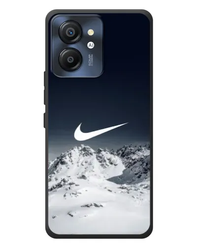 Чехол для Blackview Color 8 с картинкой «Nike — зимние горы»