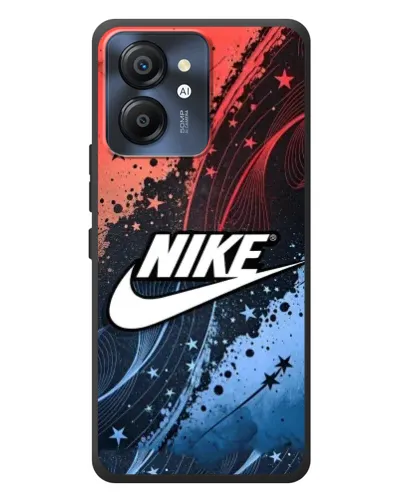 Чехол для Blackview Color 8 с картинкой «Градиентный принт Найк»