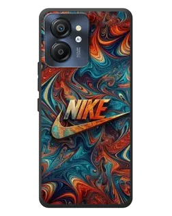 Чехол для Blackview Color 8 с картинкой «Nike в абстракции»