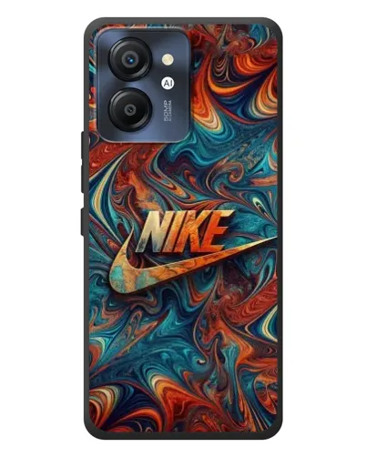 Чехол для Blackview Color 8 с картинкой «Nike в абстракции»