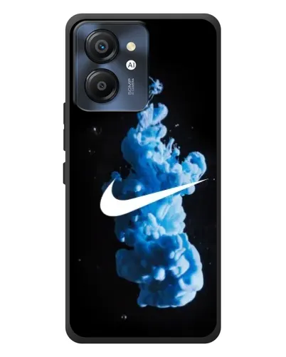 Чехол для Blackview Color 8 с картинкой «Nike и синий дым»