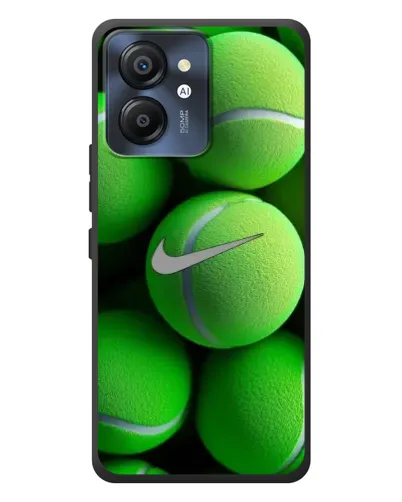 Чехол для Blackview Color 8 с картинкой «Теннисные мячи Найк»