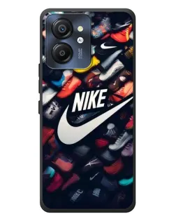 Чехол для Blackview Color 8 с картинкой «Коллекция кроссовок Nike»
