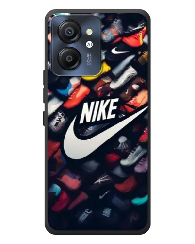 Чехол для Blackview Color 8 с картинкой «Коллекция кроссовок Nike»