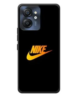 Чехол для Blackview Color 8 с картинкой «Золотой логотип Nike»